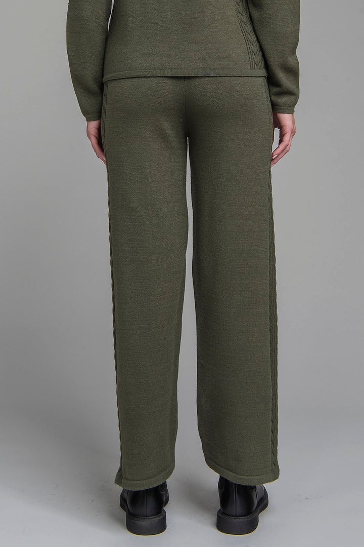 Pantalon De Punto Corte Recto