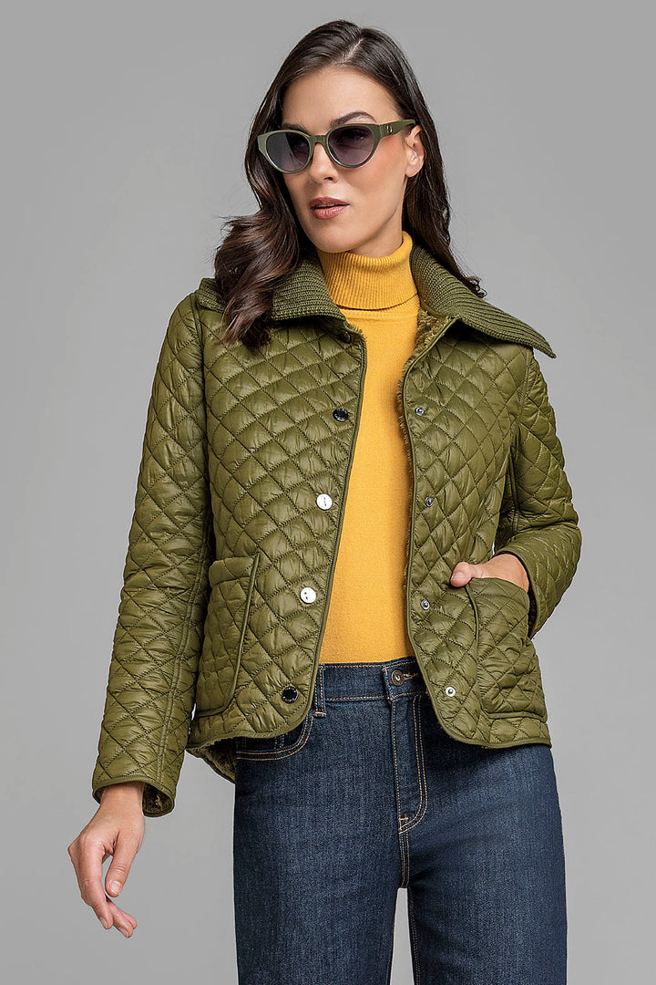 Chamarra Capitonada Con Bolsas