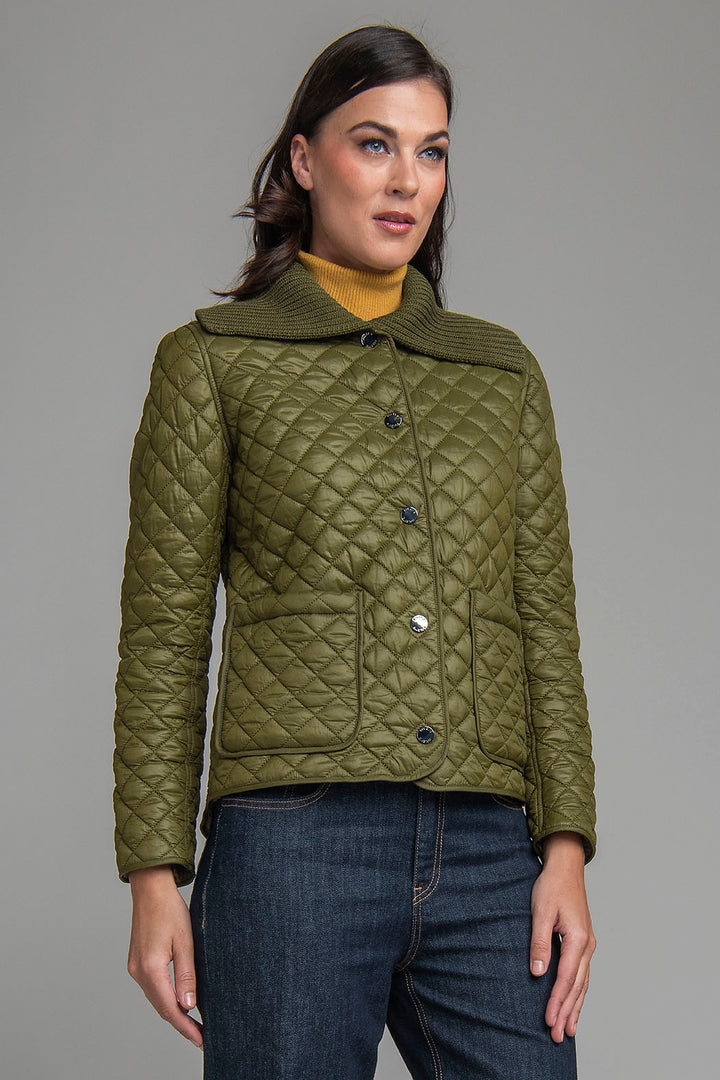 Chamarra Capitonada Con Bolsas