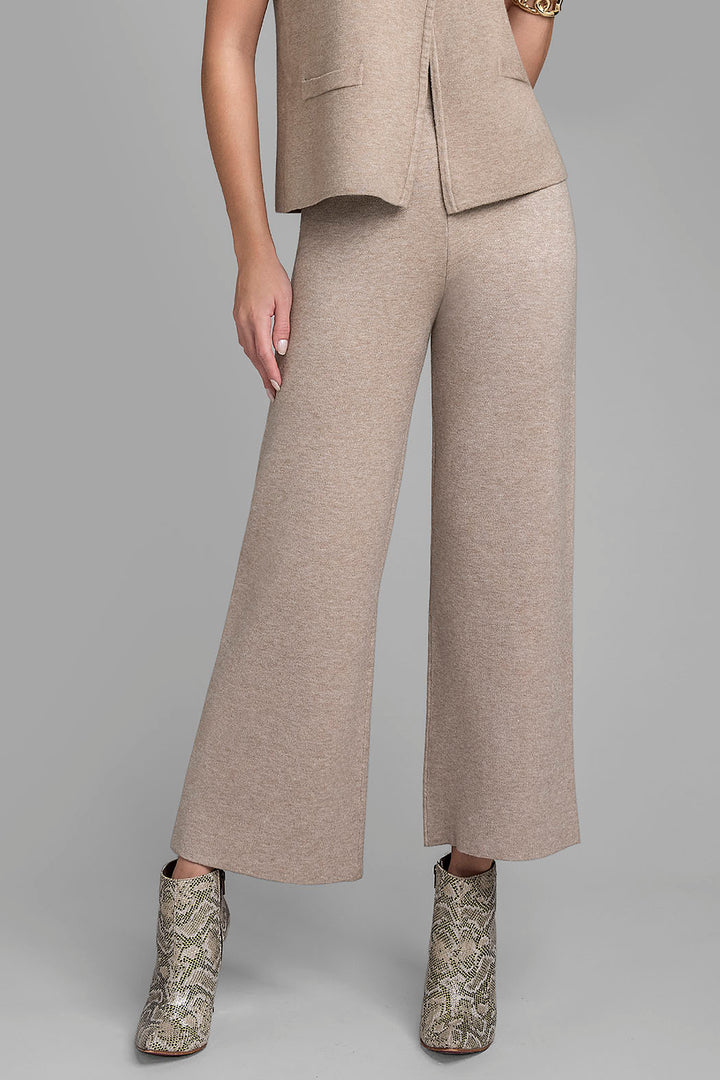 Pantalon De Punto Corte Ancho