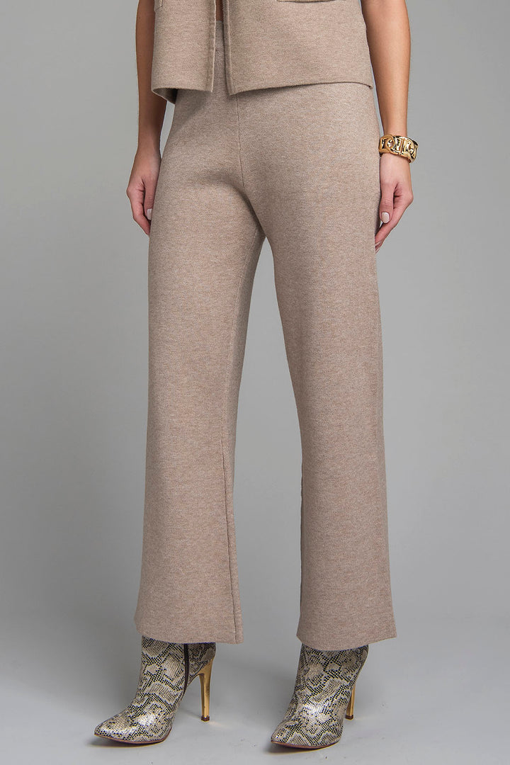 Pantalon De Punto Corte Ancho