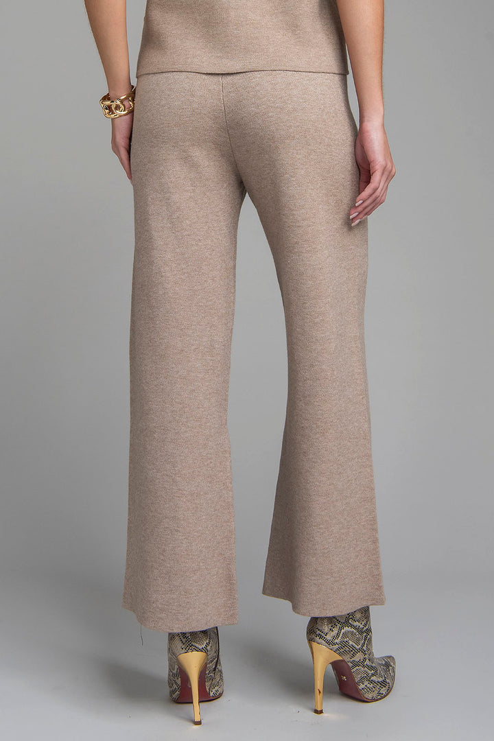 Pantalon De Punto Corte Ancho