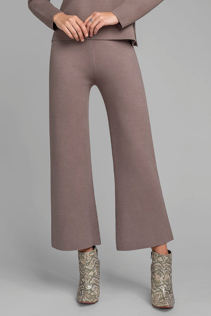 Pantalon De Punto Corte Ancho
