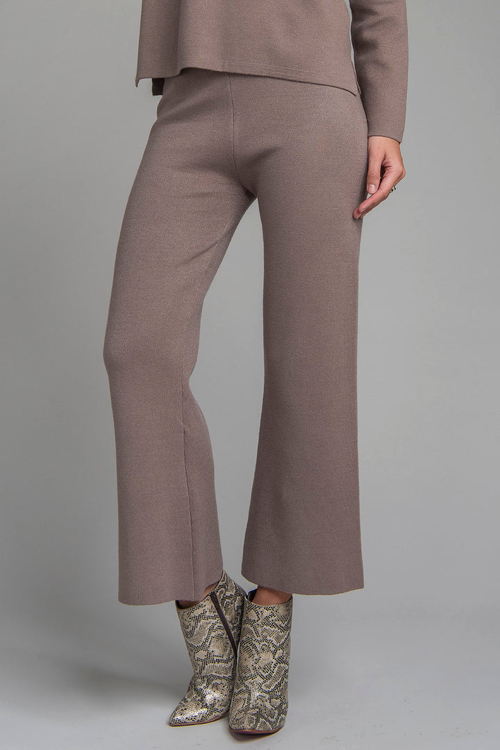 Pantalon De Punto Corte Ancho