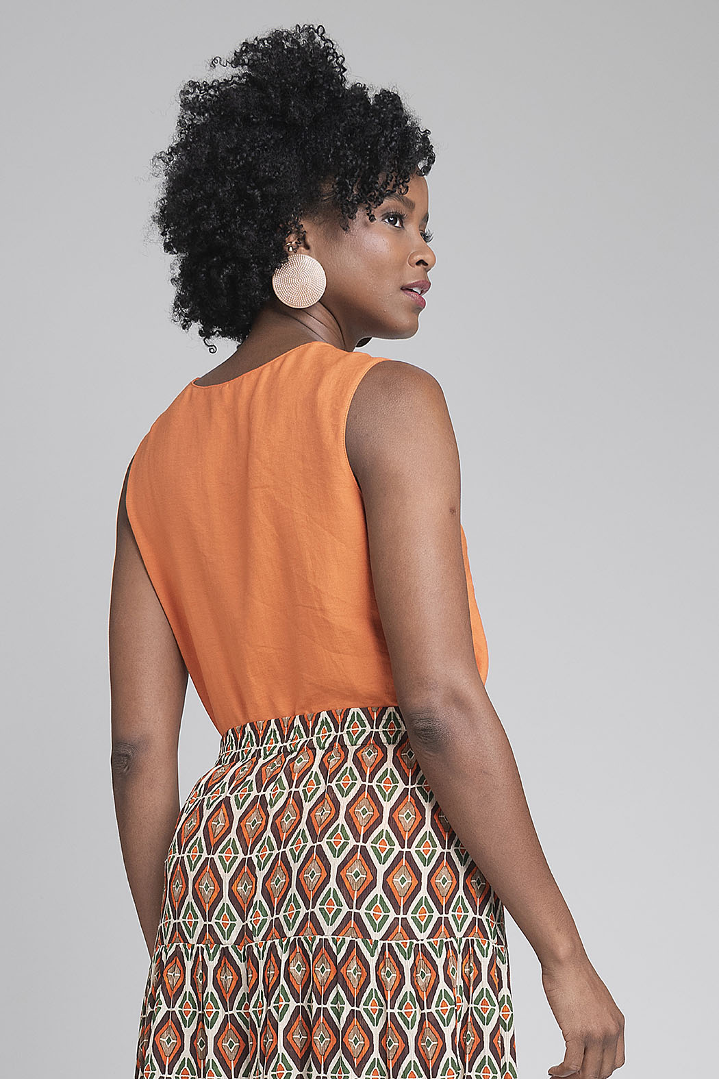 Blusa Lisa Sin Mangas