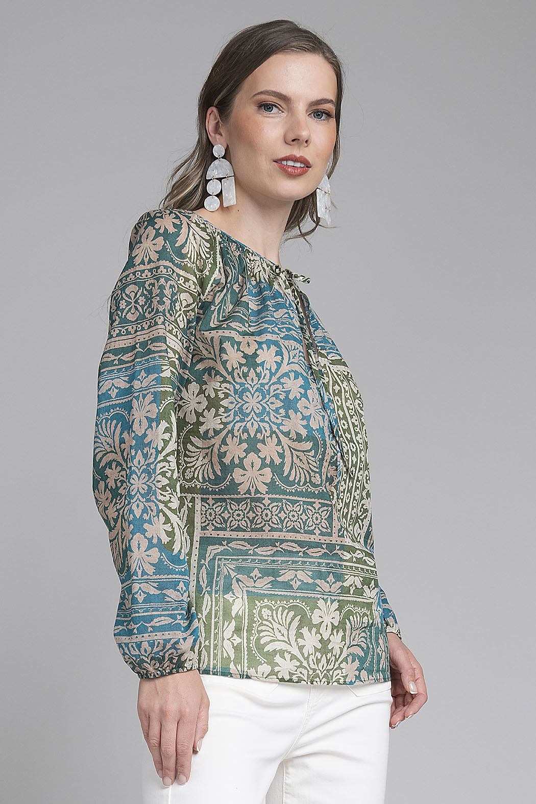 Blusa Estapada Con Manga Larga