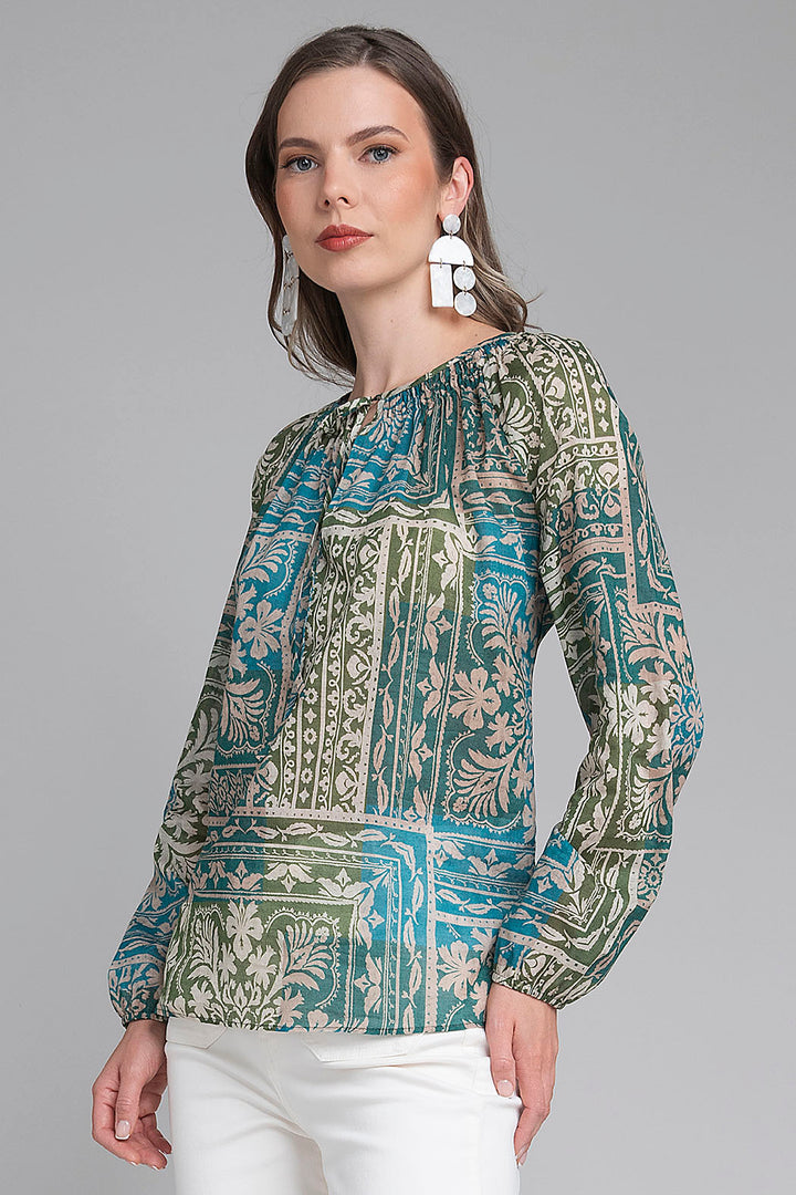 Blusa Estapada Con Manga Larga