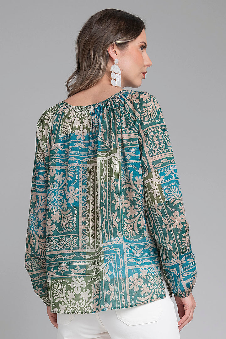 Blusa Estapada Con Manga Larga