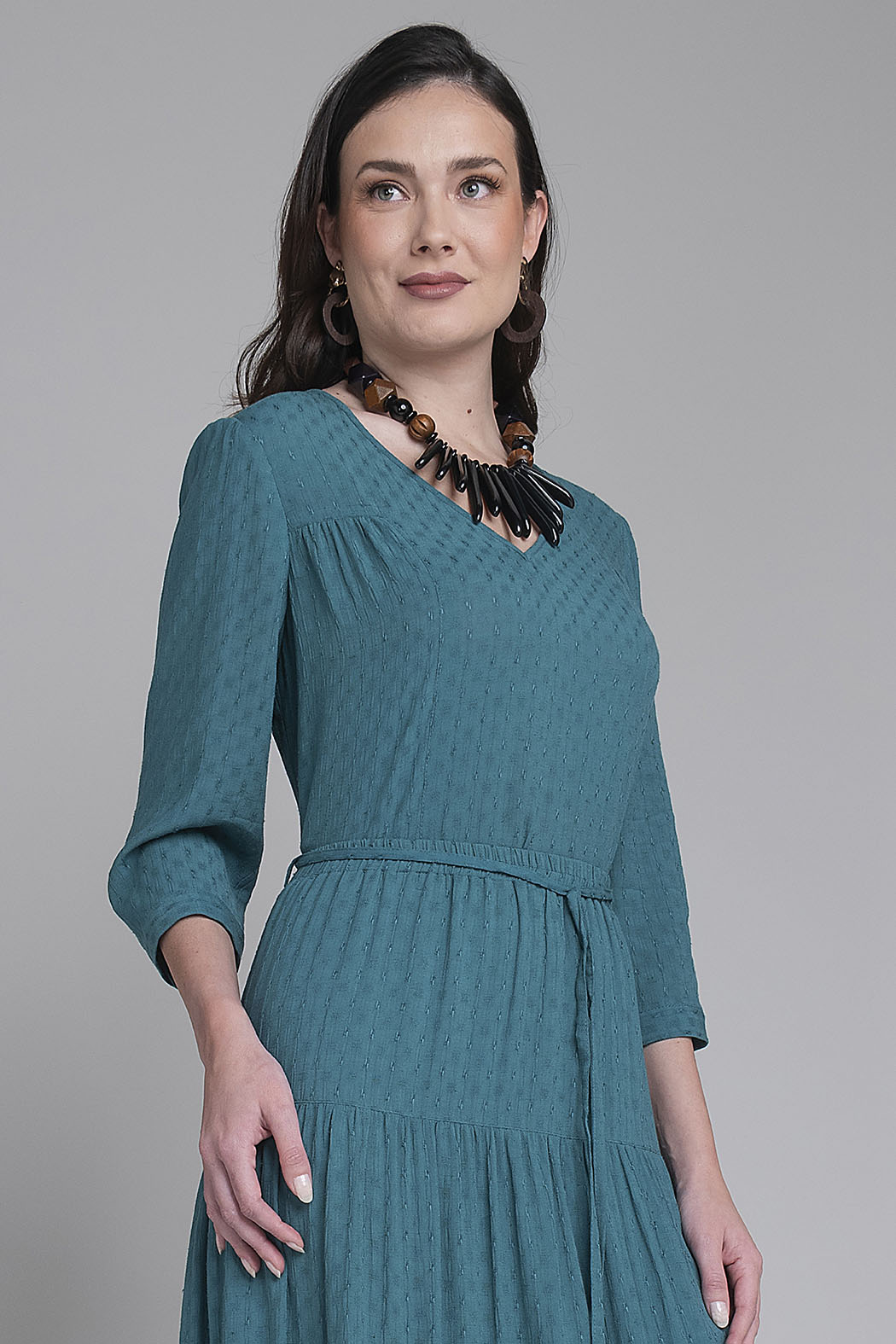 Blusa Lisa De Manga 3/4