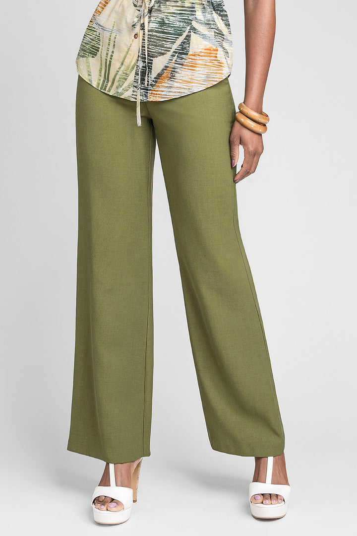 Pantalon Liso Corte Recto