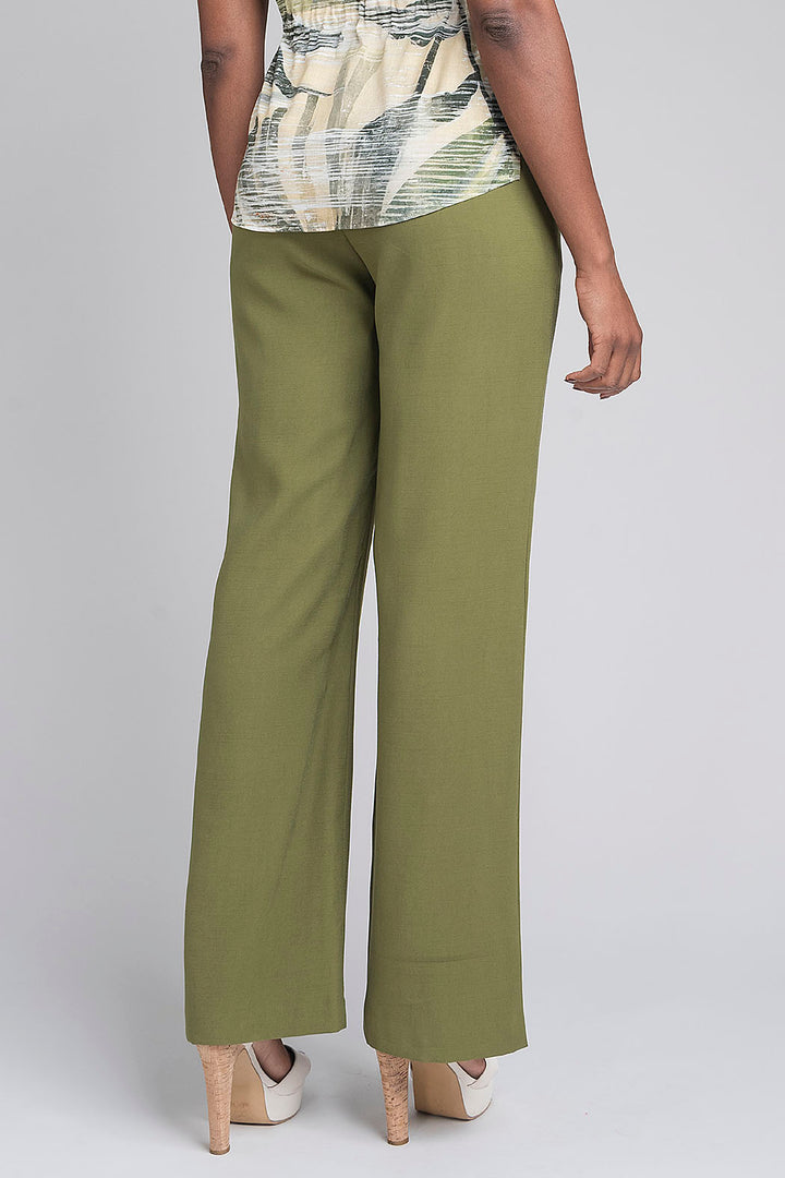 Pantalon Liso Corte Recto