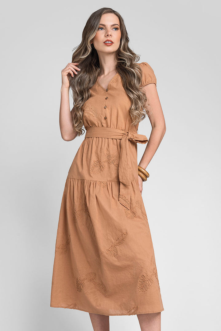 Vestido Liso Campirano