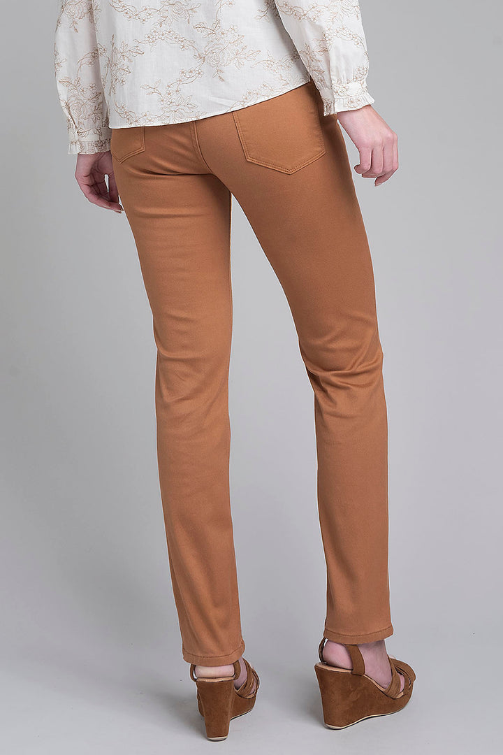 Pantalon Liso Corte Tubo