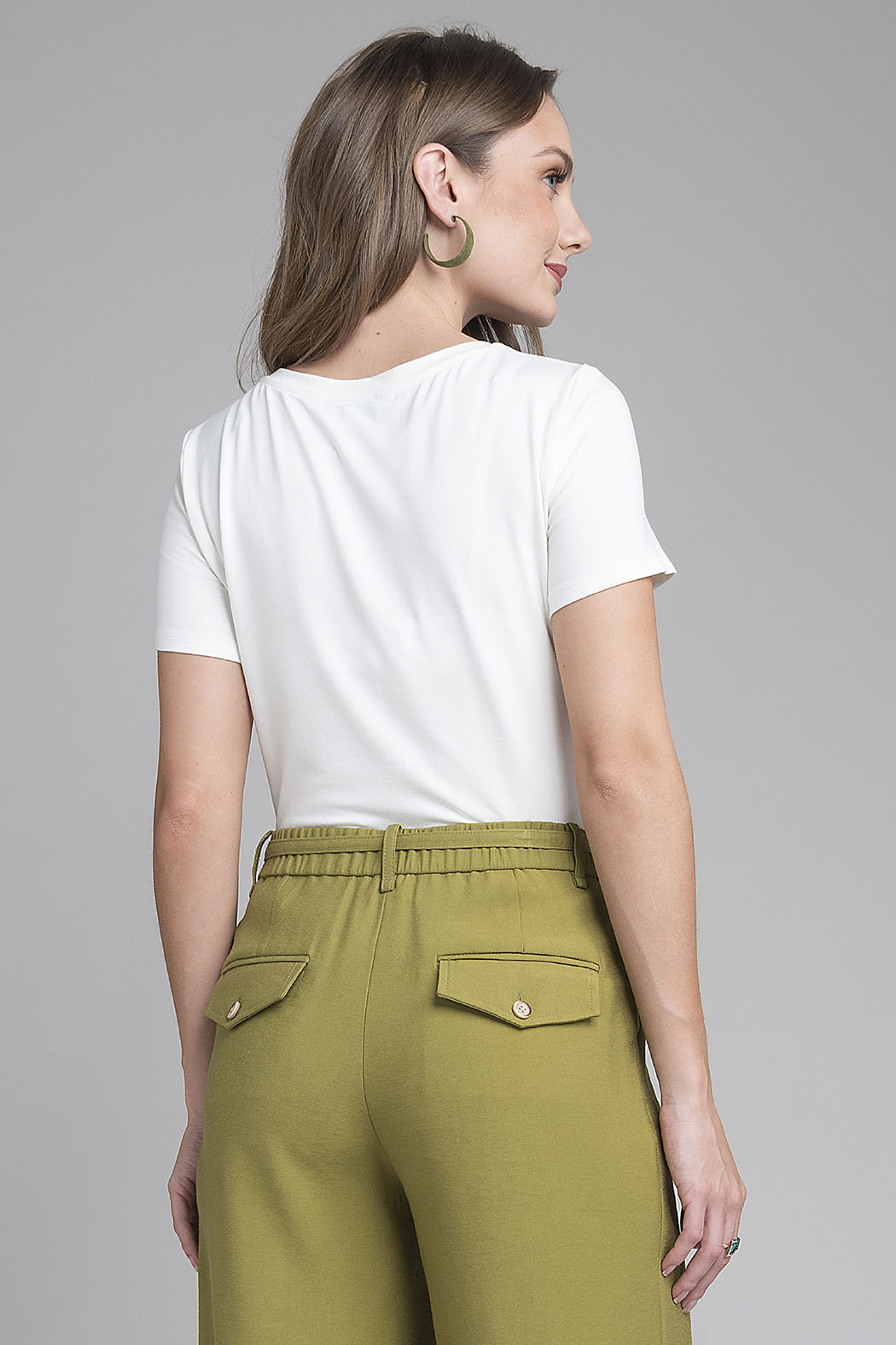 Blusa Con Estampado Al Frente