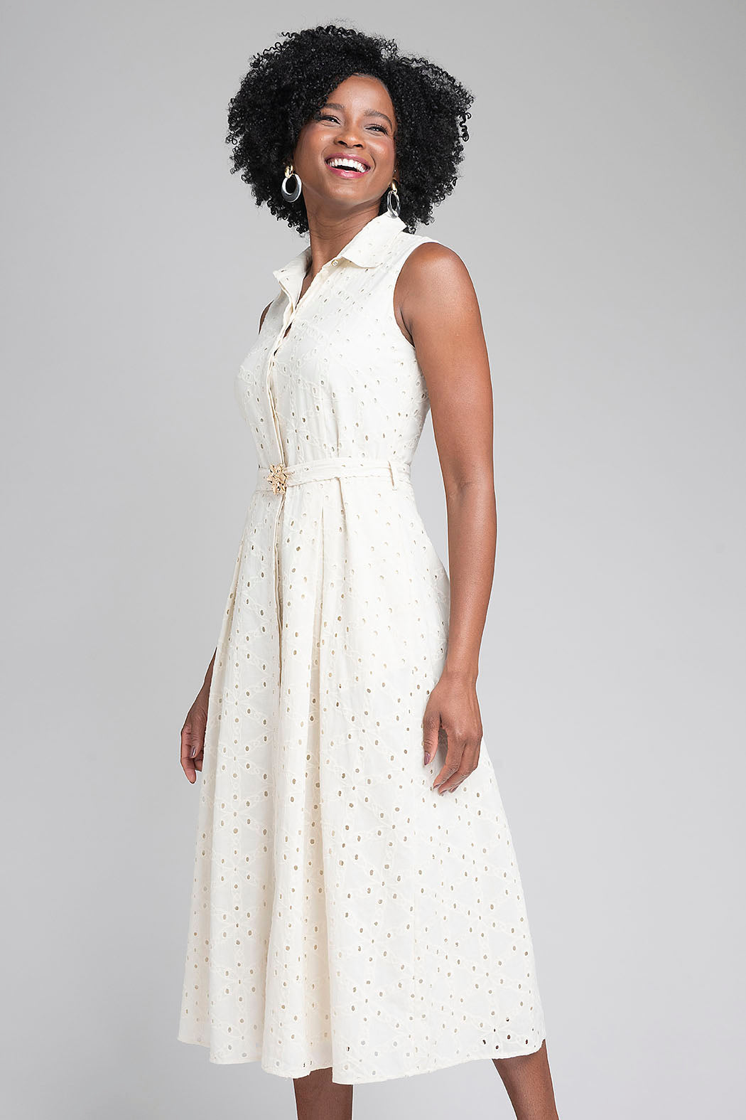 Vestido Largo De Tira Bordada