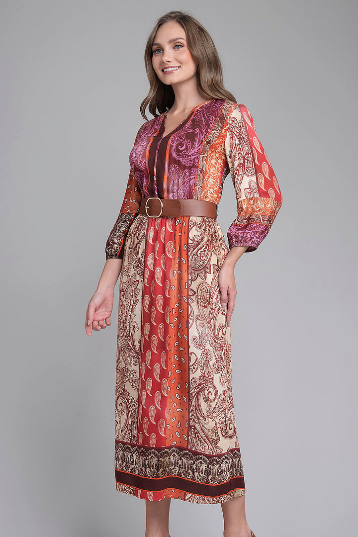 Vestido Largo Estampado