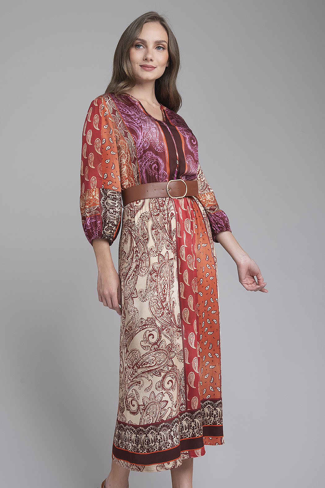 Vestido Largo Estampado