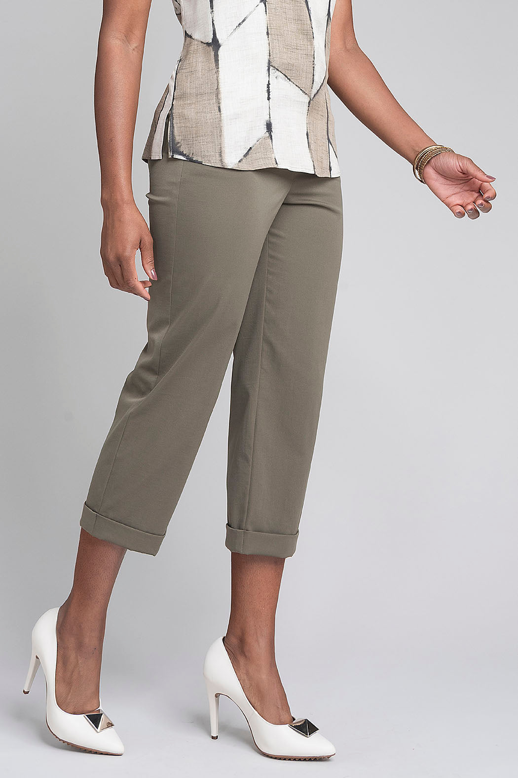 Pantalon Capri Liso