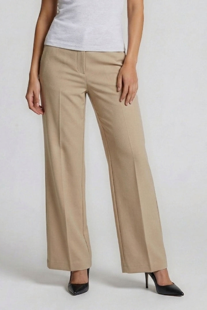 Pantalon Liso Corte Ancho