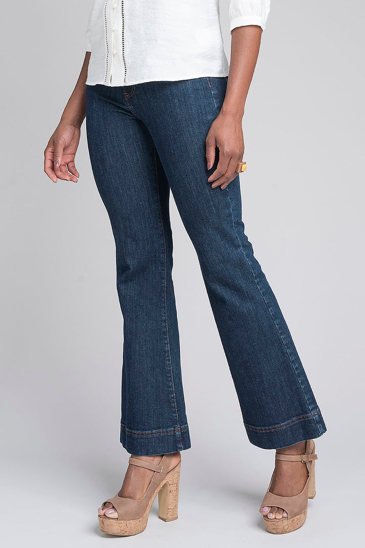 Pantalon De Mezclilla Liso