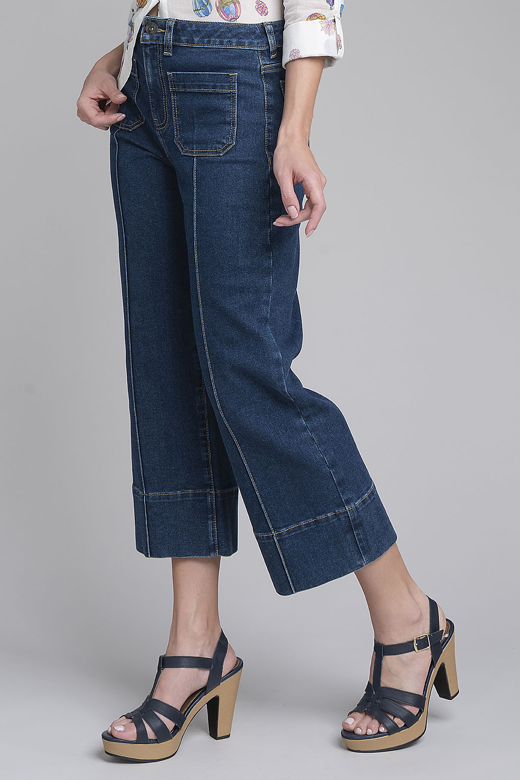 Pantalon De Mezclilla Corte Recto