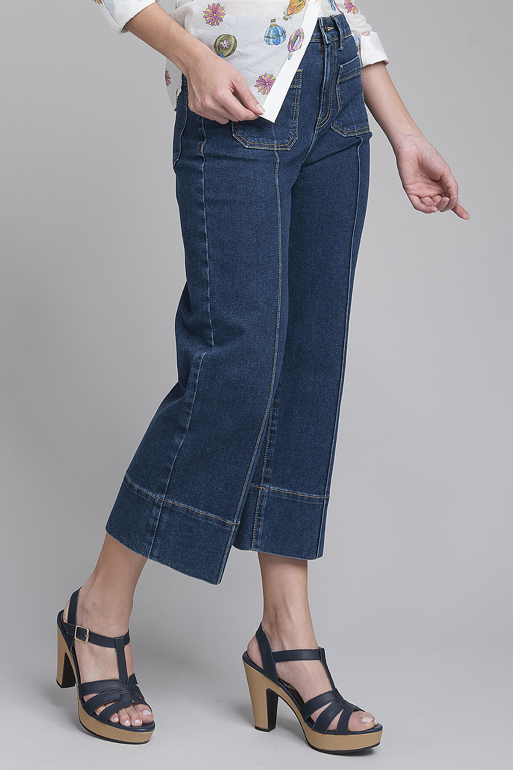 Pantalon De Mezclilla Corte Recto
