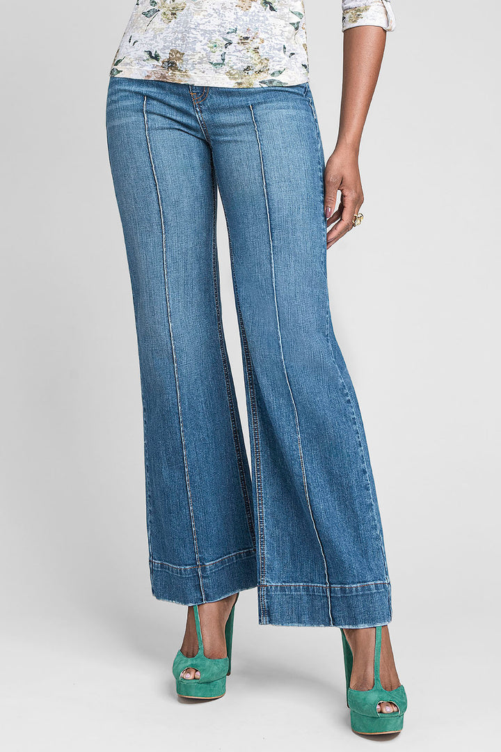 Pantalon De Mezclilla Amplio