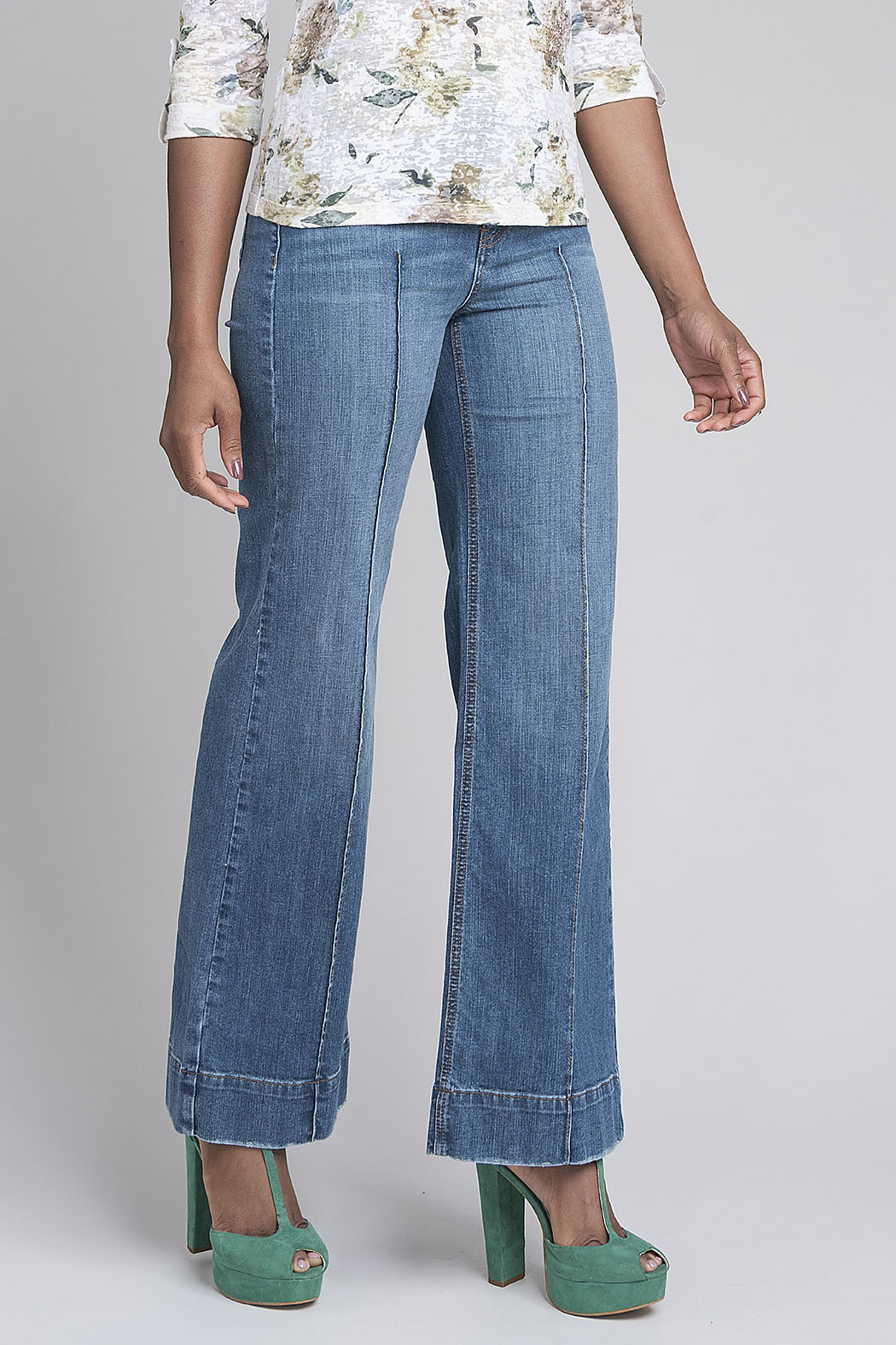 Pantalon De Mezclilla Amplio