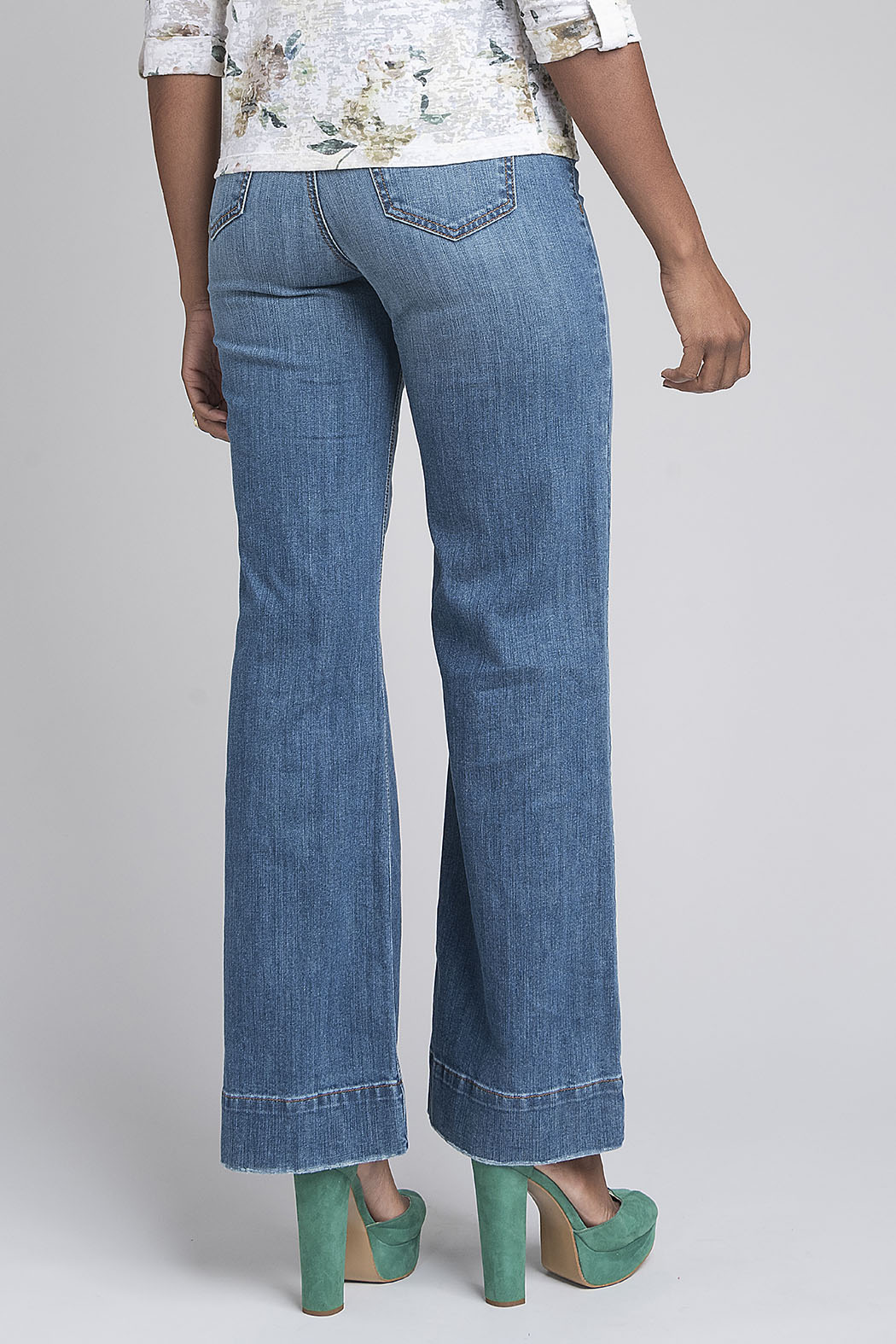 Pantalon De Mezclilla Amplio