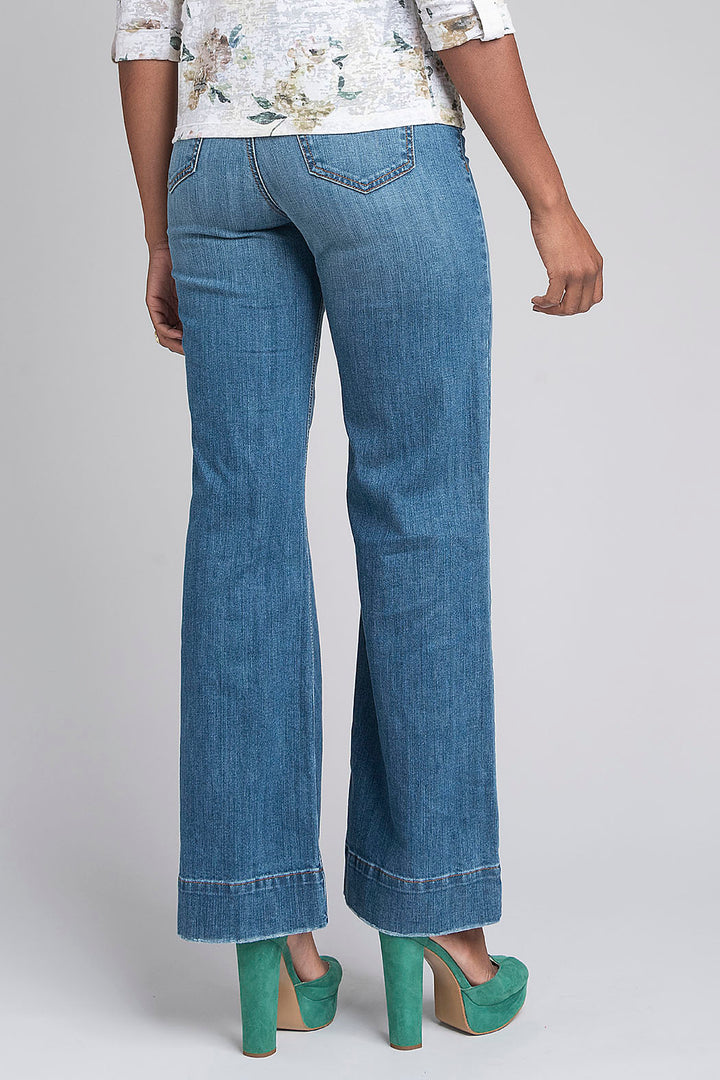 Pantalon De Mezclilla Amplio