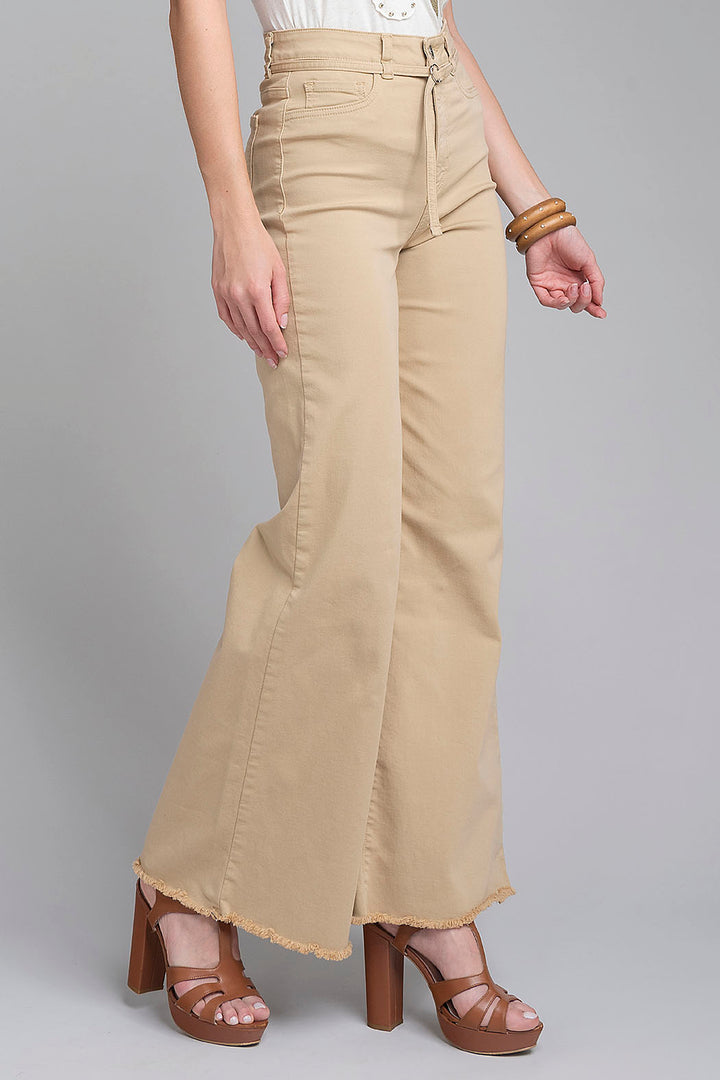 Pantalon De Mezclilla Corte Ancho