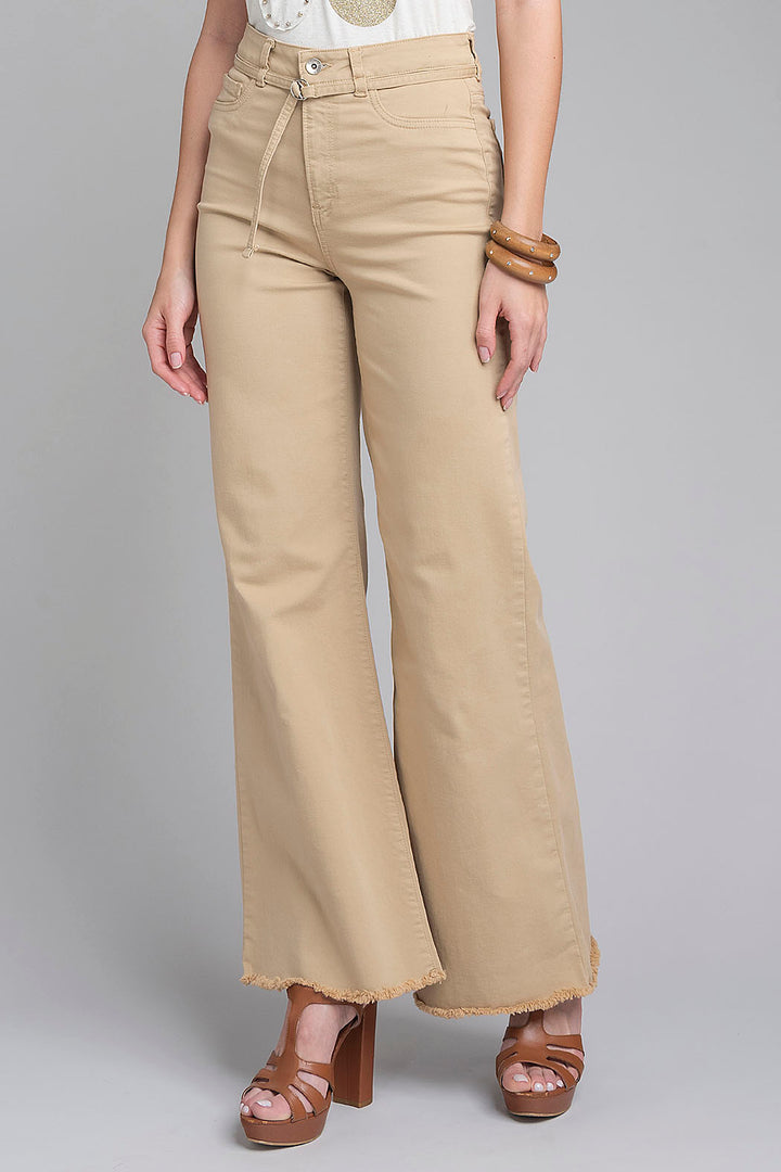 Pantalon De Mezclilla Corte Ancho