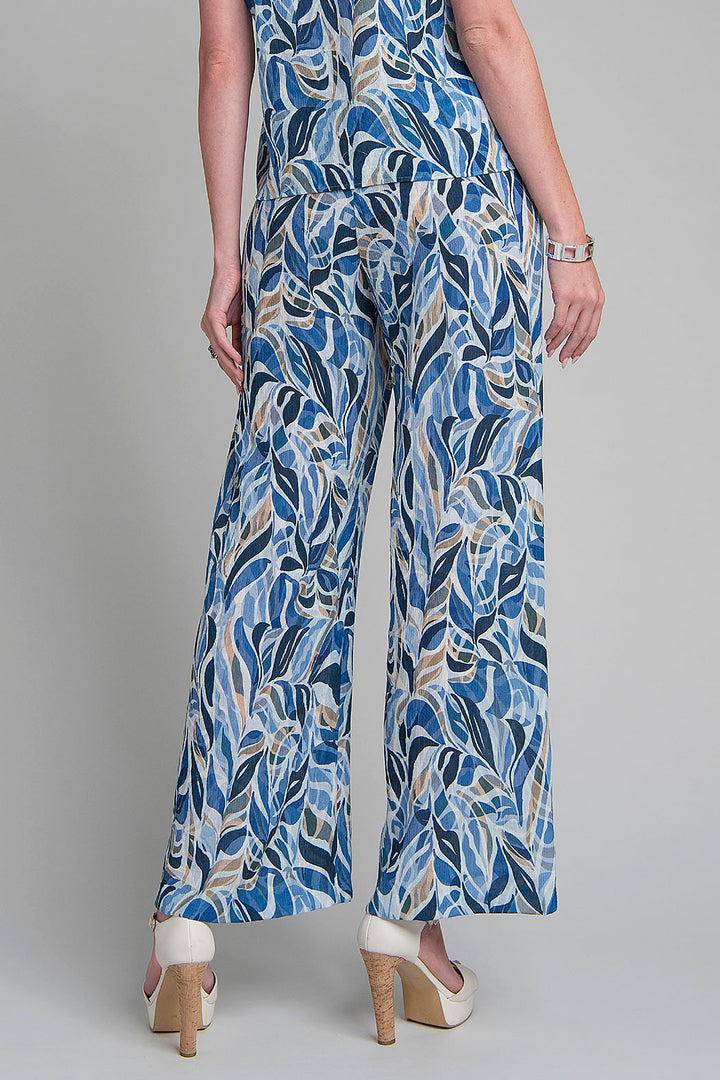 Pantalon Estampado Con Resorte En Cintura