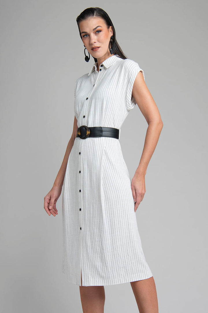 Vestido Camisero Con Cinturon