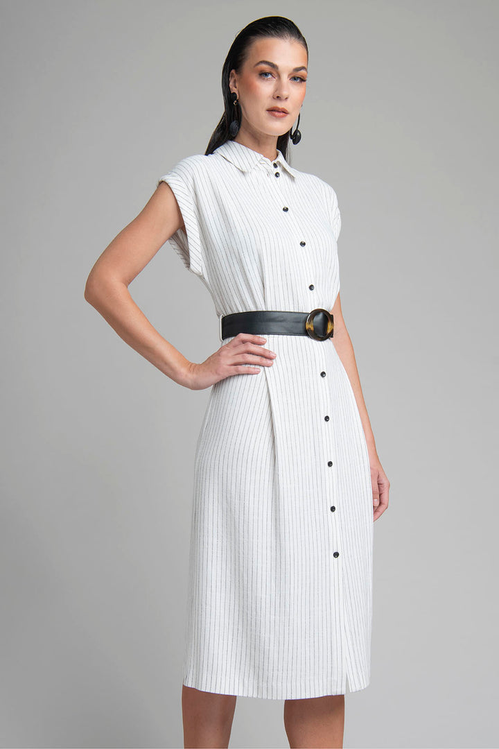 Vestido Camisero Con Cinturon