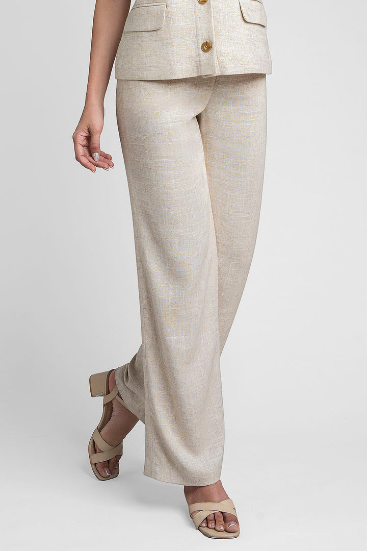 Pantalon Liso Corte Recto