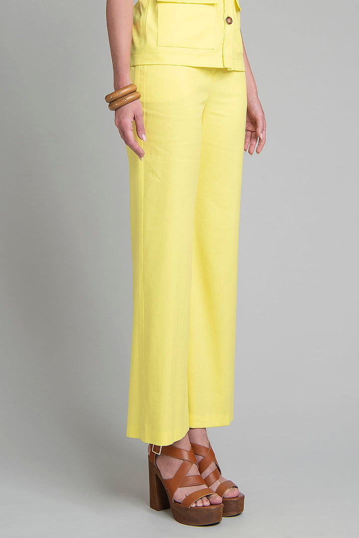 Pantalon Liso Corte Recto