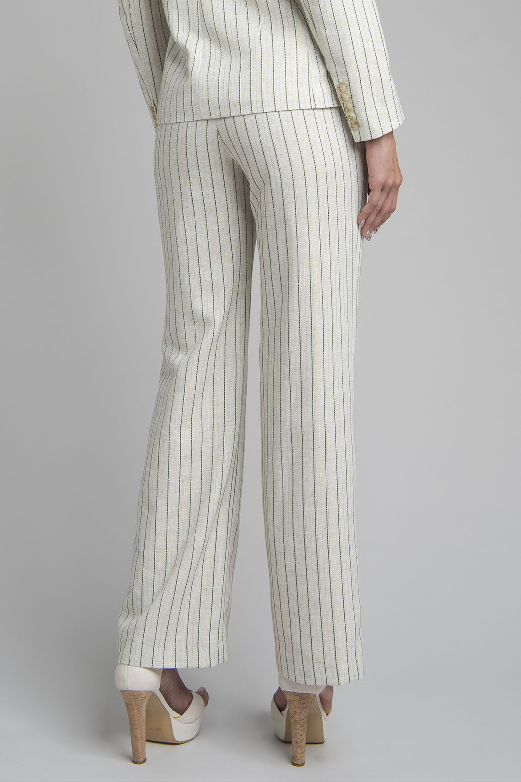 Pantalon Estampado De Rayas