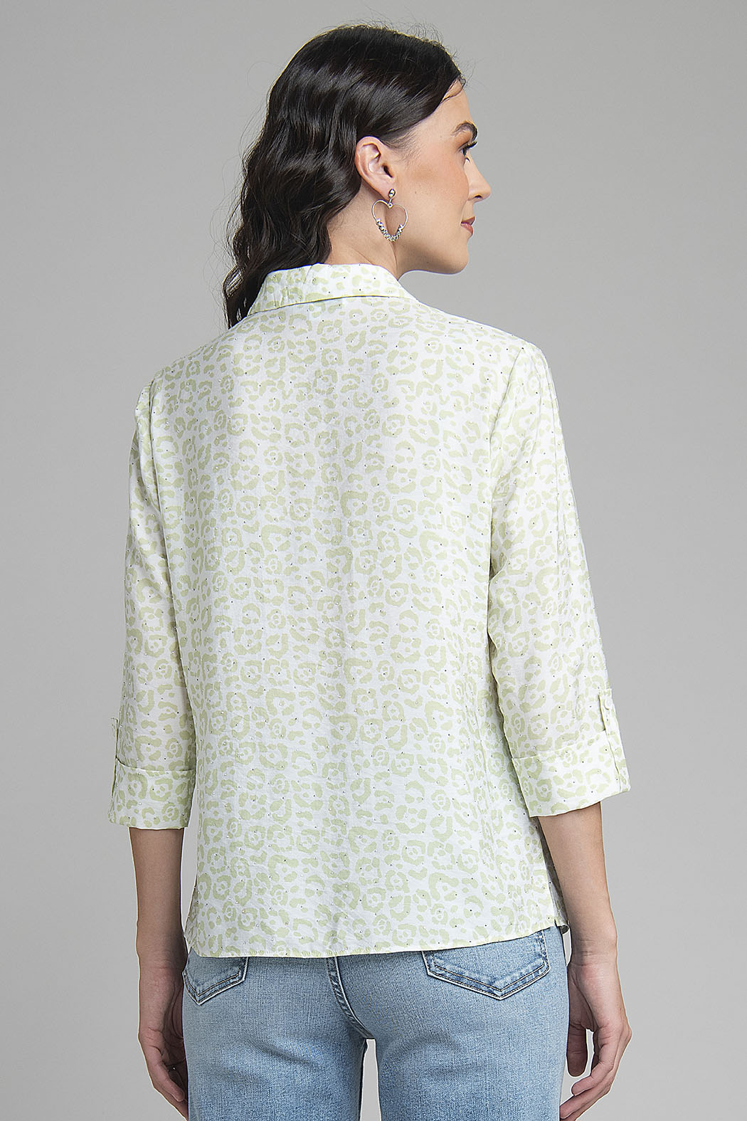 Blusa Camisera Estampada