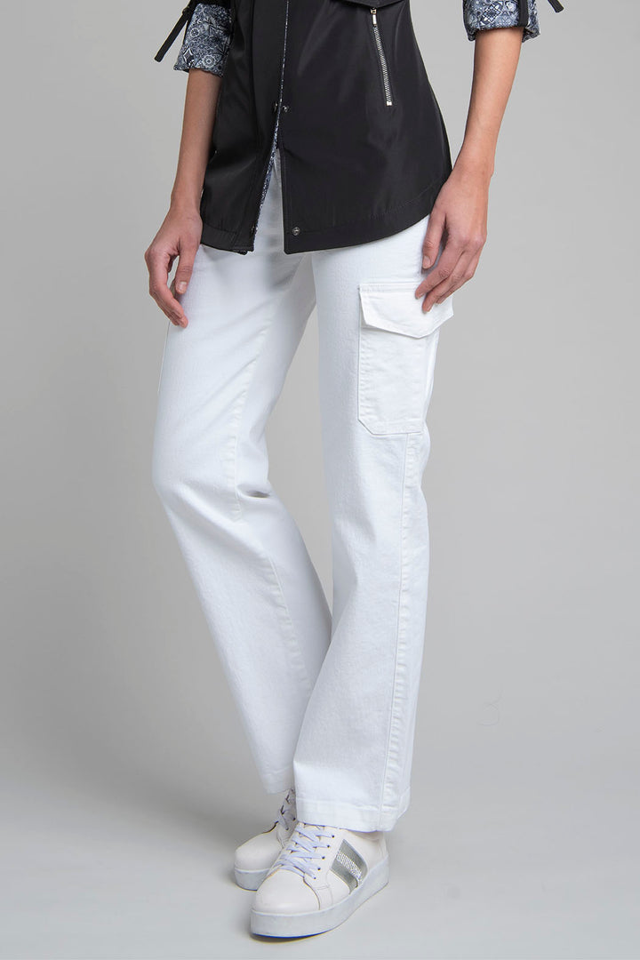 Pantalon De Mezclilla Tipo Cargo