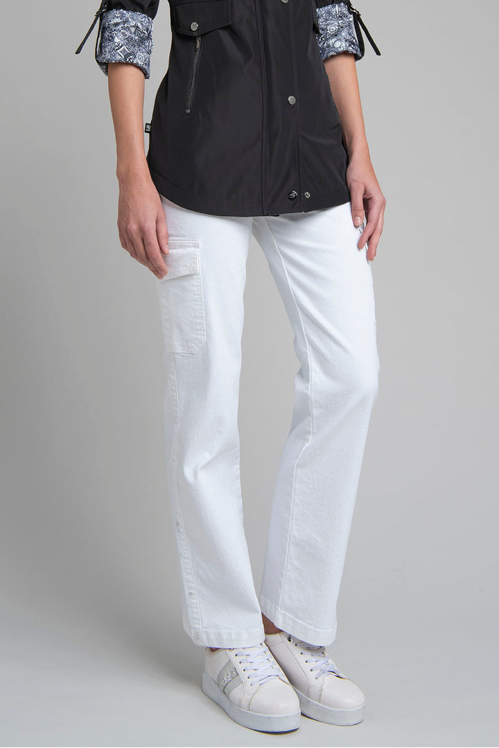 Pantalon De Mezclilla Tipo Cargo