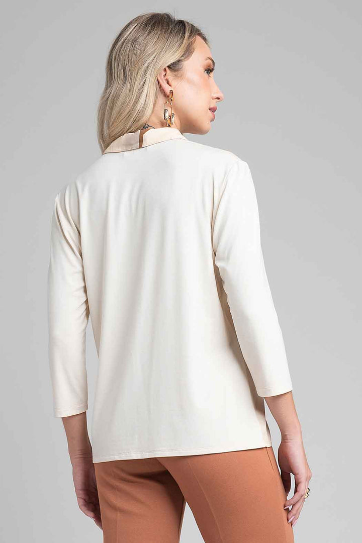 Blusa Con Estampado De Flor