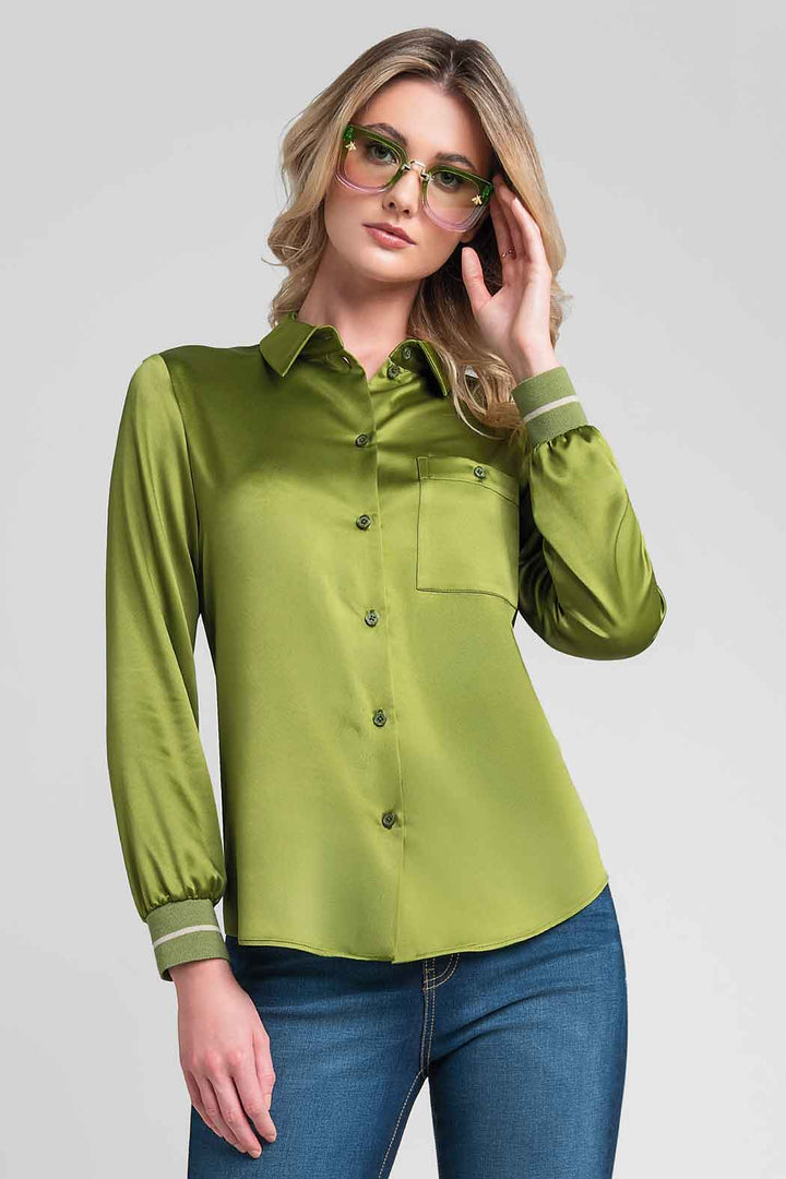 Blusa Camisera De Satin
