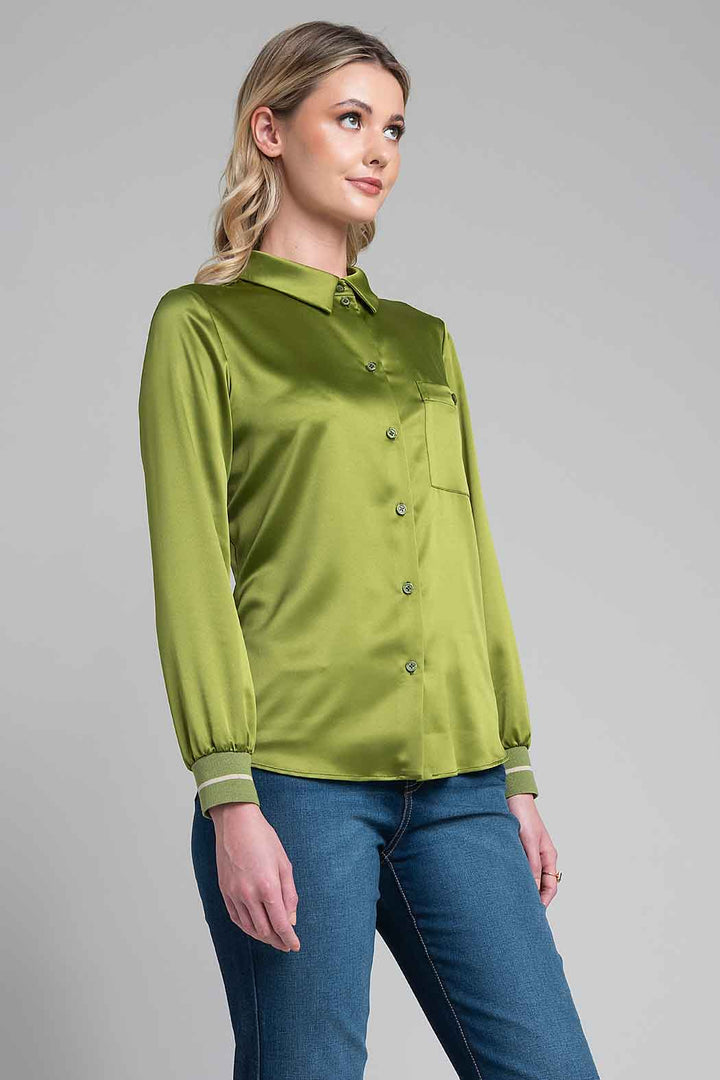 Blusa Camisera De Satin