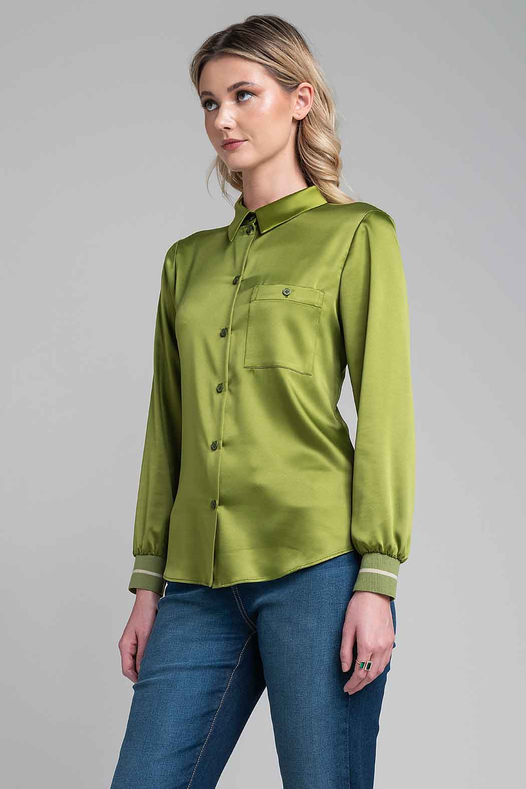 Blusa Camisera De Satin