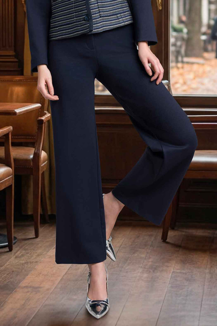 Pantalon Liso Corte Amplio