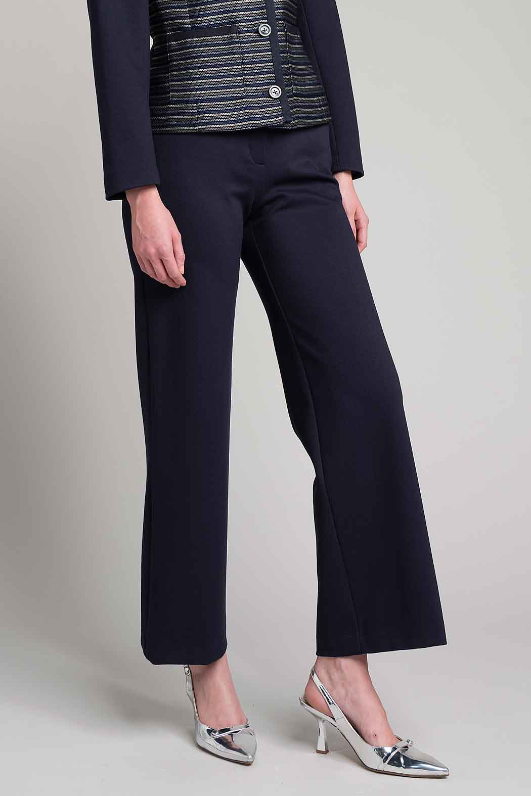 Pantalon Liso Corte Amplio