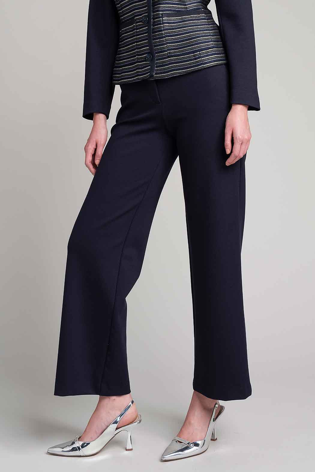 Pantalon Liso Corte Amplio