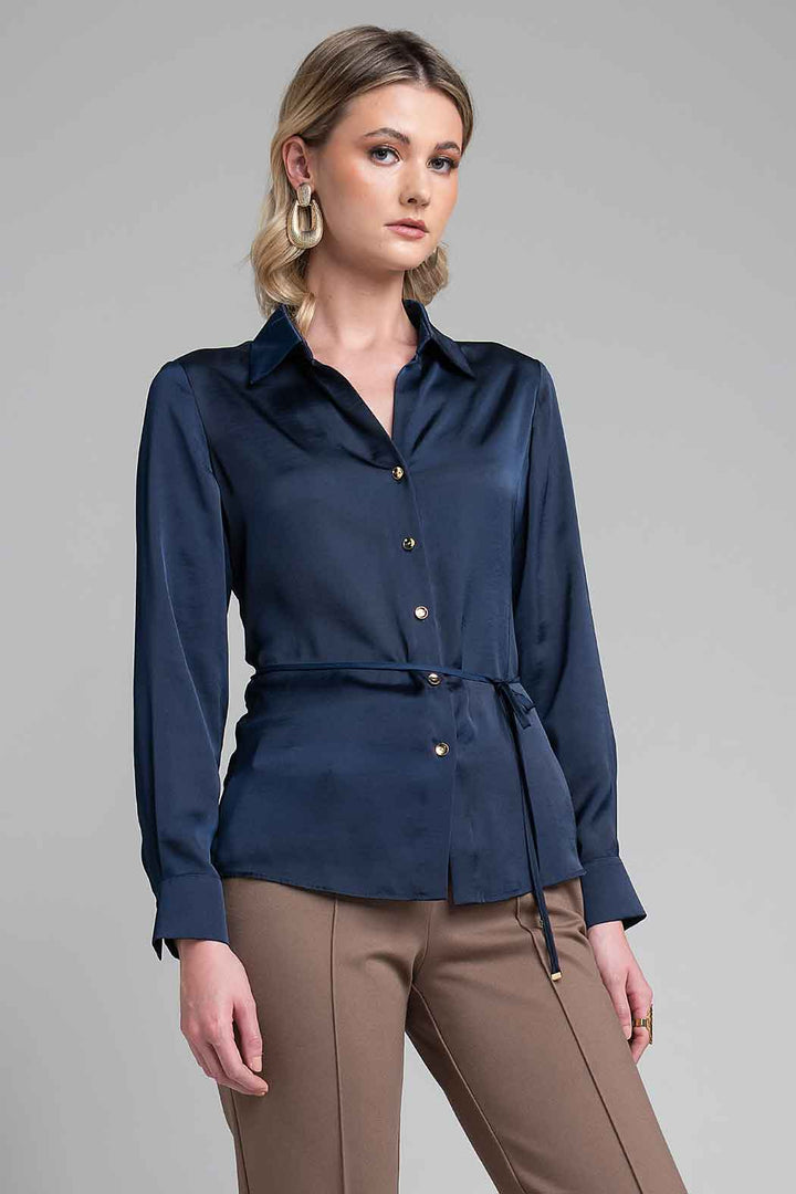 Blusa Lisa De Manga Larga