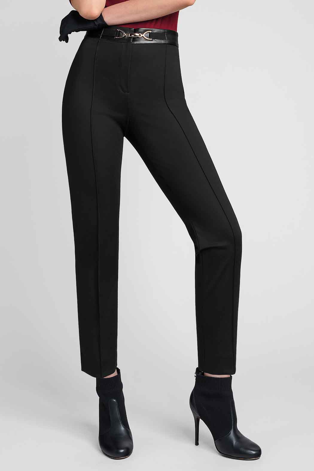 Pantalon De Vestir Con Hebilla